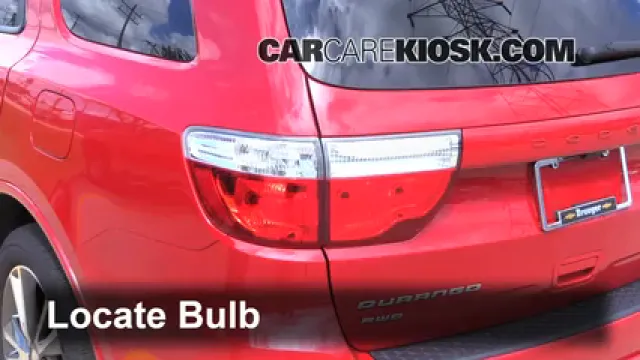 2013 Dodge Durango RT 5.7L V8 Luces Luz trasera (reemplazar foco)